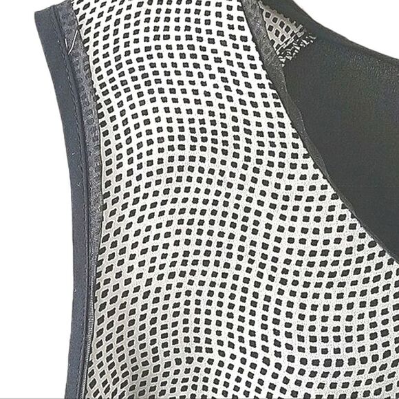 Mossimo Black & White Abstract Dot Hi Low Hem Tank Top size L - Picture 2 of 6